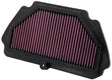 K&N Replacement Air Filter 09-12 Kawasaki ZX6R Ninja 600 / 09-10 ZX6R Ninja Monster Energy 600 K&N Engineering Air Filters - Direct Fit  AXOPROS
