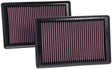 K&N Replacement Air Filter 10-12 Jaguar XK/XKR 5.0L V8 K&N Engineering Air Filters - Drop In  AXOPROS