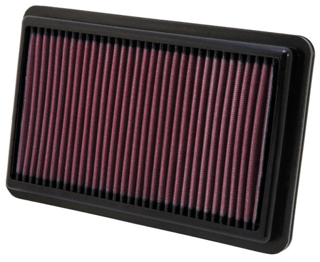 K&N Replacement Air Filter 10.188in O/S Length x 6.375in O/S Width x 1.063in H for 12 Honda Civic Si K&N Engineering Air Filters - Drop In  AXOPROS