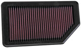 K&N Replacement Air Filter 10.625in O/S Length x 5.75in O/S Width x 1in Height K&N Engineering Air Filters - Drop In  AXOPROS