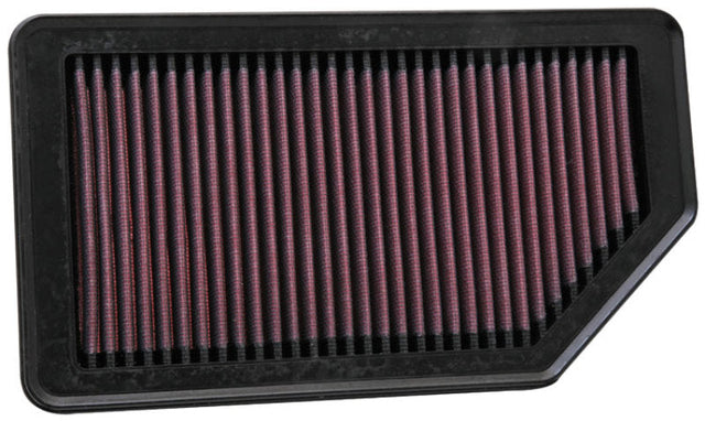 K&N Replacement Air Filter 10.625in O/S Length x 5.75in O/S Width x 1in Height K&N Engineering Air Filters - Drop In  AXOPROS