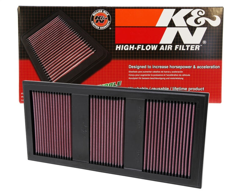 K&N Replacement Air Filter 11 Mercedes Benz C350/CLS350/E300/GLK350/ML350/S350 / 11-12 E350/SLK350 K&N Engineering Air Filters - Drop In  AXOPROS