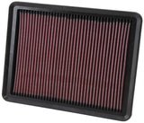 K&N Replacement Air Filter 11.75in O/S Length x 9in O/S Width x 1.188in H for 13 Hyundai Santa Fe K&N Engineering Air Filters - Drop In  AXOPROS
