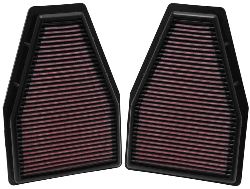 K&N Replacement Air Filter 12-13 Porsche 911 3.4L / 12 911 3.8L / 13 911 3.6L / 13 911 Carrera 3.8L K&N Engineering Air Filters - Drop In  AXOPROS