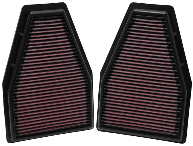 K&N Replacement Air Filter 12-13 Porsche 911 3.4L / 12 911 3.8L / 13 911 3.6L / 13 911 Carrera 3.8L K&N Engineering Air Filters - Drop In  AXOPROS
