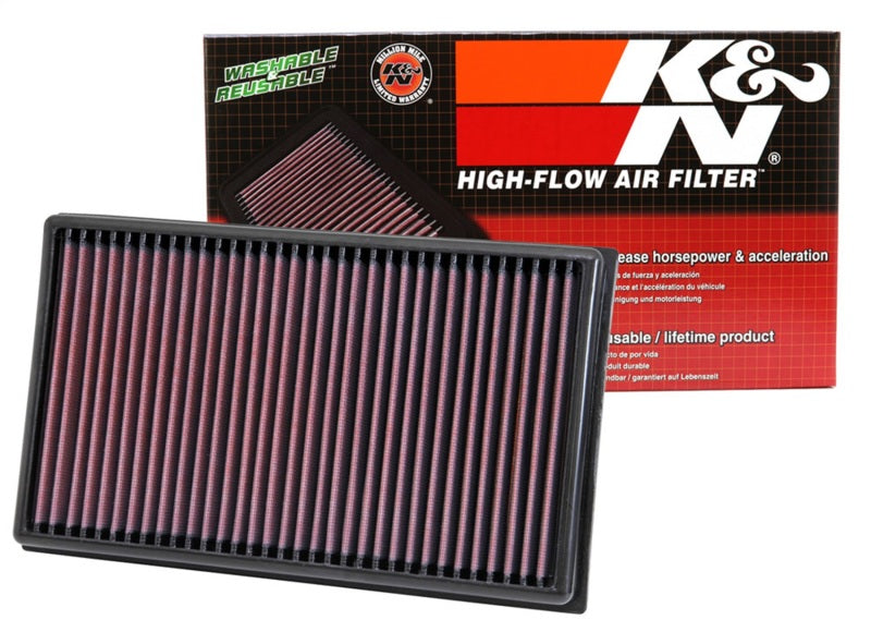 K&N Replacement Air FIlter 12-13 VW Golf VII 1.6L/2.0L DSL / 13 Audi A3 1.6L/2.0L DSL/13 A3 1.8L F/I K&N Engineering Air Filters - Drop In  AXOPROS