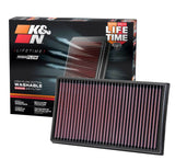 K&N Replacement Air FIlter 12-13 VW Golf VII 1.6L/2.0L DSL / 13 Audi A3 1.6L/2.0L DSL/13 A3 1.8L F/I K&N Engineering Air Filters - Drop In  AXOPROS