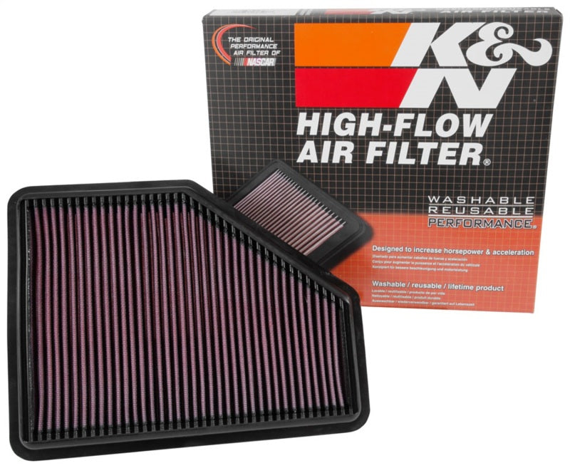 K&N Replacement Air Filter 15-16 BMW 330I 2.0L K&N Engineering Air Filters - Drop In  AXOPROS