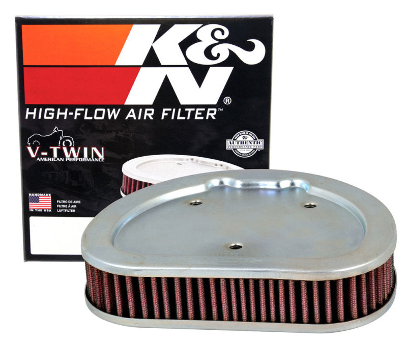 K&N Replacement Air Filter 1.625in H x 7.5in L for Harley Davidson K&N Engineering Air Filters - Direct Fit  AXOPROS