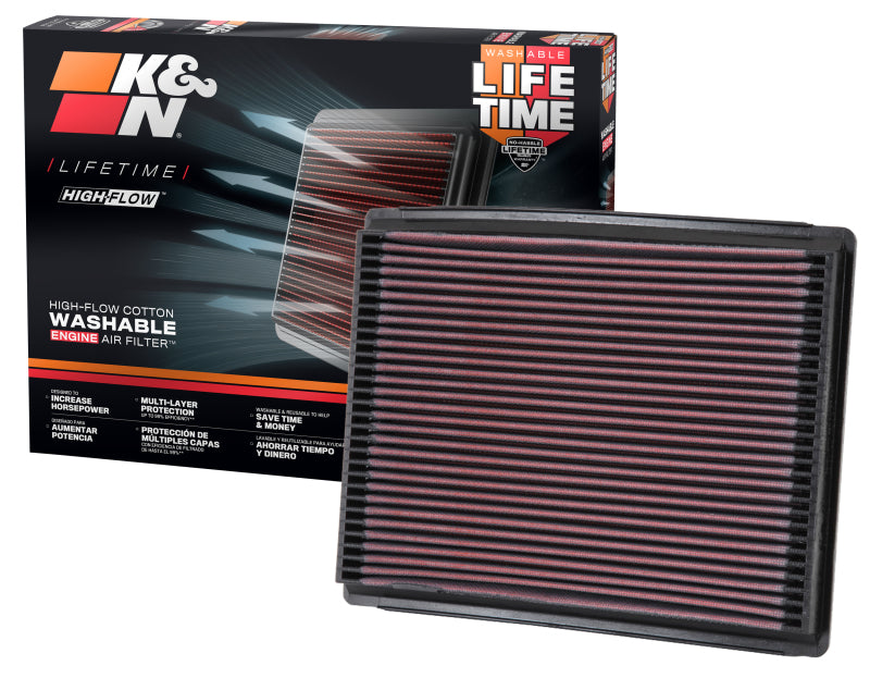 K&N Replacement Air Filter AIR FILTER, FORD/MER/LIN - 3.8/4.0/5.0L 86-02 K&N Engineering Air Filters - Drop In  AXOPROS