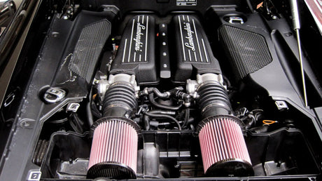 K&N Replacement Air Filter for 09-13 Audi R8 5.2L V10 / 09-13 Lamborghini Gallardo 5.2L V10 K&N Engineering Air Filters - Drop In  AXOPROS