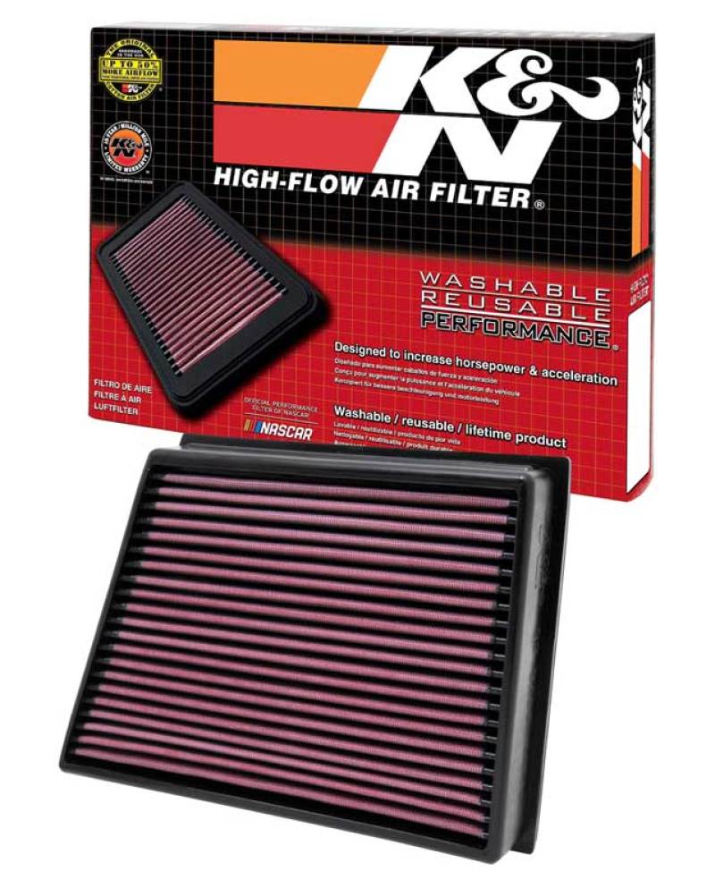 K&N Replacement Air Filter for 11-12 GMC Sierra / Chevy Silverado K&N Engineering Air Filters - Drop In  AXOPROS
