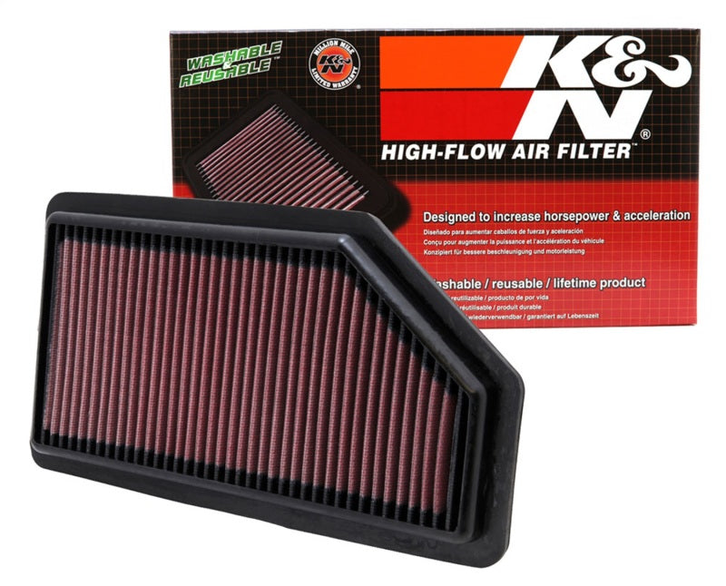 K&N Replacement Air Filter for 11 -12 Honda Odyssey 3.5L V6 K&N Engineering Air Filters - Drop In  AXOPROS