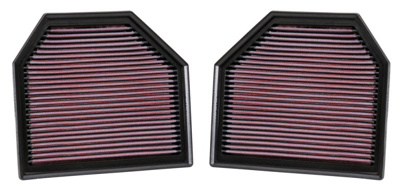 K&N Replacement Air Filter for 11-14 BMW M5/M6 4.4L V8 / 2015 M4/M3 3.0L I6  (2 per box) K&N Engineering Air Filters - Drop In  AXOPROS