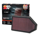 K&N Replacement Air Filter for 11 Chrysler 300/300C / Challenger 3.6L/5.7L/6.4L / Charger 3.6L/5.7L K&N Engineering Air Filters - Drop In  AXOPROS