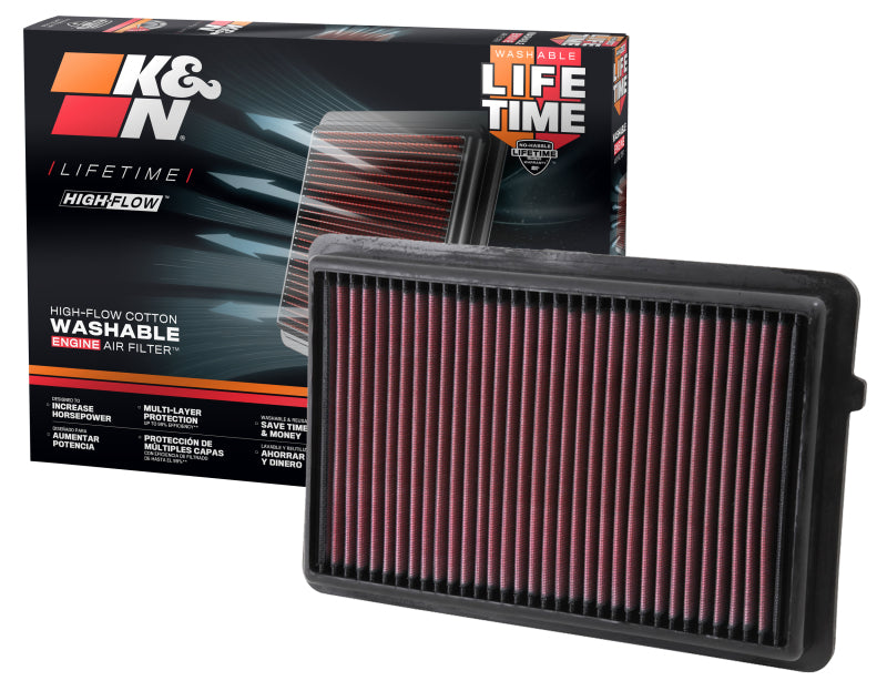 K&N Replacement Air Filter for 13 Acura RDX 3.5L V6 K&N Engineering Air Filters - Drop In  AXOPROS