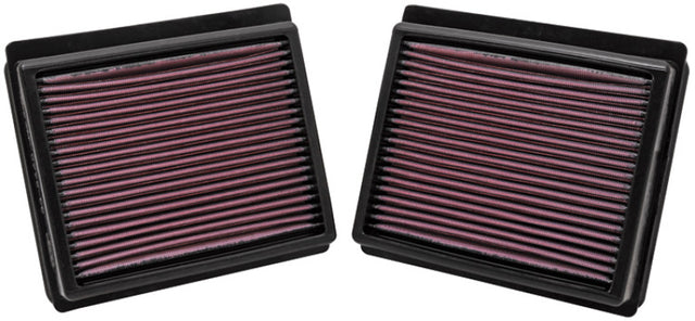 K&N Replacement Air Filter INFINITI M35 3.5L V6; 09-10 (2 PER BOX) K&N Engineering Air Filters - Drop In  AXOPROS