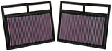 K&N Replacement Air Filter MERCEDES-BENZ CL600 5.5L-V12; 2003 (2 PER BOX) K&N Engineering Air Filters - Drop In  AXOPROS
