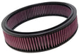 K&N Replacement Air Filter MERCEDES-BENZ V8 w/F/I, 1976-93 K&N Engineering Air Filters - Drop In  AXOPROS