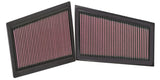 K&N Replacement Air Filter MERCEDES C280/320 3.0L V6 CDi (2 PER BOX) K&N Engineering Air Filters - Drop In  AXOPROS