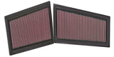 K&N Replacement Air Filter MERCEDES C280/320 3.0L V6 CDi (2 PER BOX) K&N Engineering Air Filters - Drop In  AXOPROS