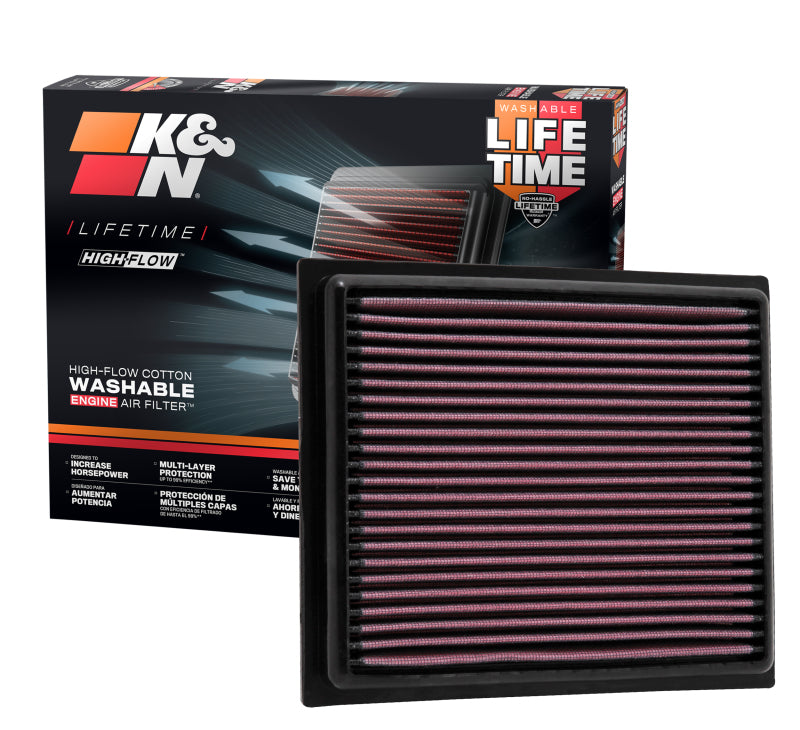 K&N Replacement Air Filter TOYOTA PRIUS 1.8L L4; 2010 K&N Engineering Air Filters - Drop In  AXOPROS