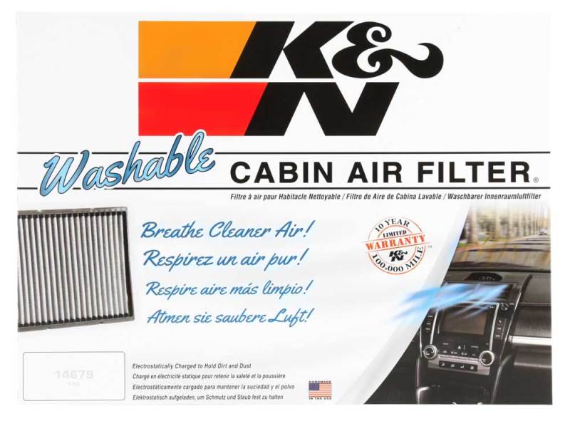 K&N Replacement Cabin Air Filter K&N Engineering Cabin Air Filters  AXOPROS