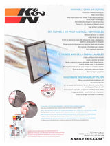 K&N Replacement Cabin Air Filter K&N Engineering Cabin Air Filters  AXOPROS