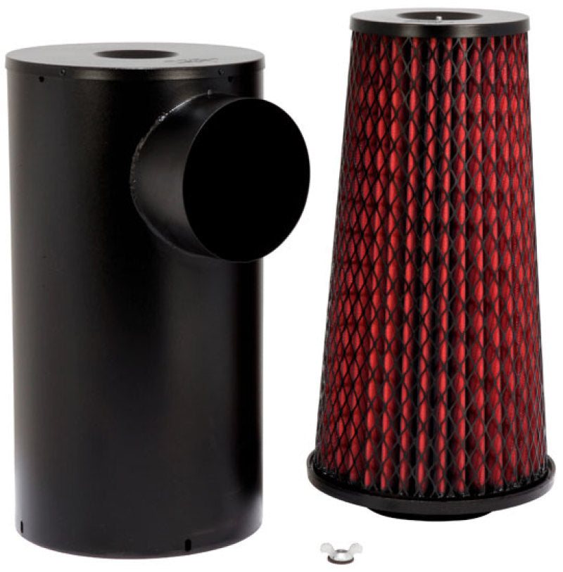 K&N Replacement Canister w/ Air Filter 9-3/4in D 18-7/8in H - HDT K&N Engineering Air Filters - Universal Fit  AXOPROS