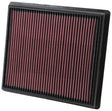 K&N Replacement Filter 11.25in O/S Length x 10in O/S Width x 1.25in H for 13 Cadillac XTS 3.6L V6 K&N Engineering Air Filters - Drop In  AXOPROS