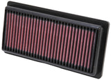 K&N Replacement Panel Air Filter 12-14 Nissan Versa 1.6L 1.031in H x 9.125in OS L x 4in OS W K&N Engineering Air Filters - Drop In  AXOPROS
