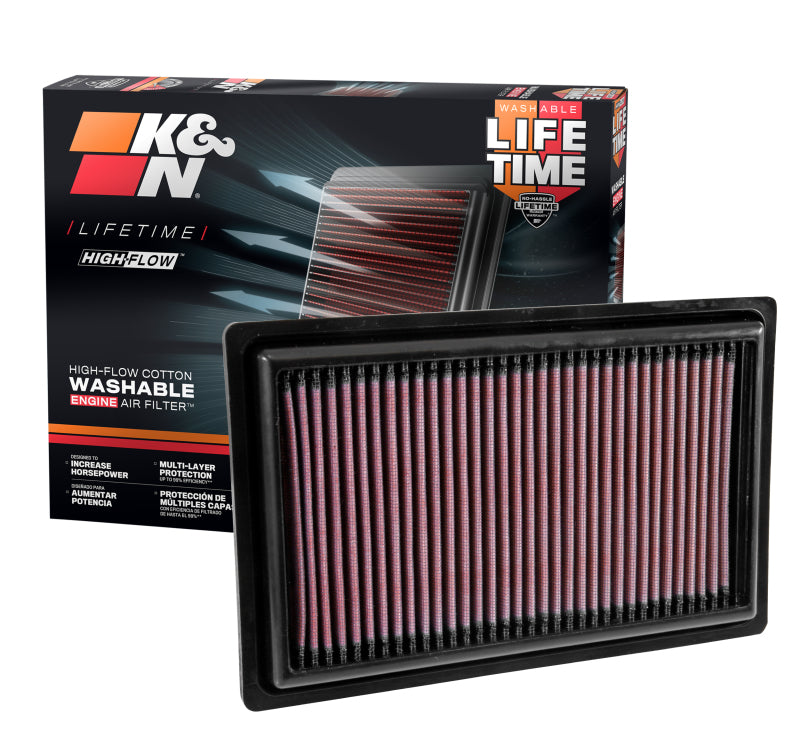 K&N Replacement Panel Air Filter 2015 Mercedes Benz C250 2.0L L4 K&N Engineering Air Filters - Drop In  AXOPROS
