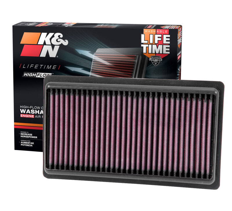K&N Replacement Panel Air Filter for 2014-2015 Infiniti Q50 3.5L/3.7L V6 (2 Required) K&N Engineering Air Filters - Drop In  AXOPROS