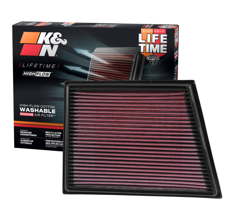 K&N Replacement Panel Air Filter for 2014 Mini Cooper 1.5L K&N Engineering Air Filters - Drop In  AXOPROS