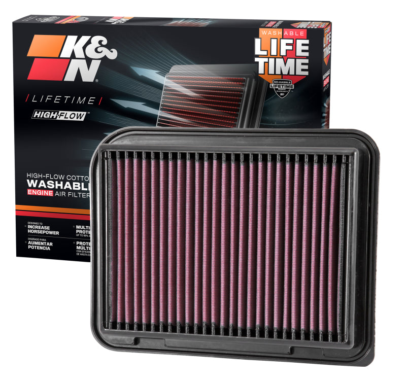 K&N Replacement Panel Air Filter for Mitsubishi 12-15 Outlander/12-14 ASX/13-14 Lancer K&N Engineering Air Filters - Drop In  AXOPROS