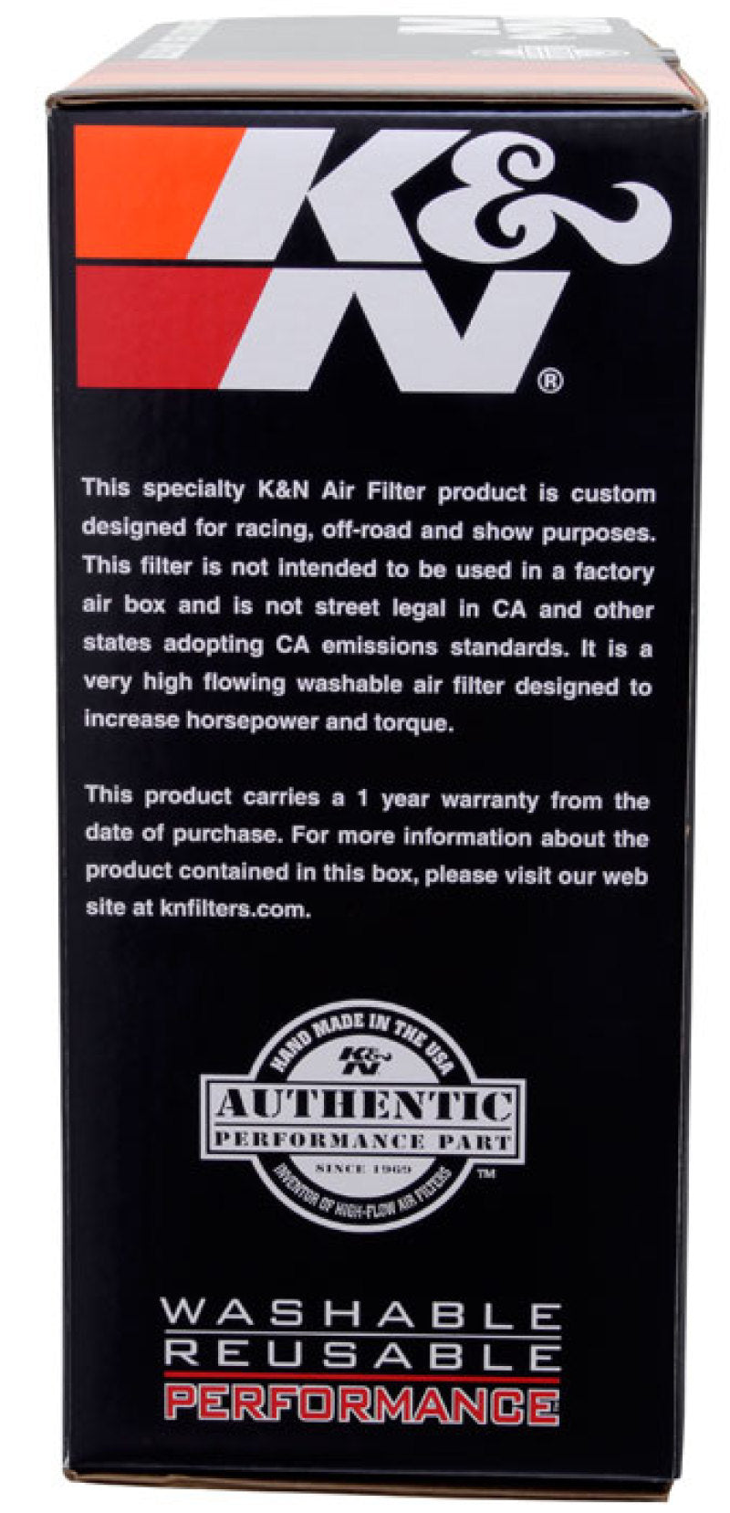 K&N Round Air Filter Assembly 5.25in ID / 5in Height / 5.125in Neck Flange / 1 1/4in Drop Base K&N Engineering Air Filters - Universal Fit  AXOPROS