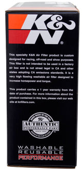 K&N Round Air Filter Assembly 5.25in ID / 5in Height / 5.125in Neck Flange / 1 1/4in Drop Base K&N Engineering Air Filters - Universal Fit  AXOPROS