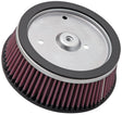 K&N Round Tapered 6.25in Base OD x 5.5in Top OD x 2.125in H Replacement Filter for Harley Davidson K&N Engineering Air Filters - Direct Fit  AXOPROS