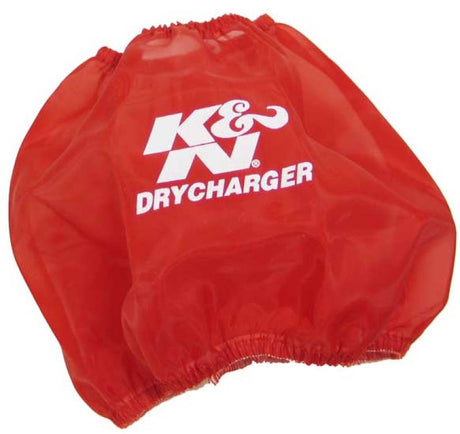 K&N Round Tapered Drycharger Air Filter Wrap Red 7.5in Base ID / 4.5in Top ID / 6in Height K&N Engineering Pre-Filters  AXOPROS