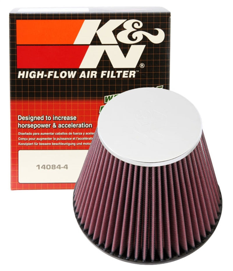K&N Round Tapered Universal Air Filter 6in Flange ID x 7.5in Base OD x 4.5in Top OD x 6in H K&N Engineering Air Filters - Universal Fit  AXOPROS