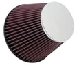 K&N Round Tapered Universal Air Filter 6in Flange ID x 7.5in Base OD x 4.5in Top OD x 6in H K&N Engineering Air Filters - Universal Fit  AXOPROS