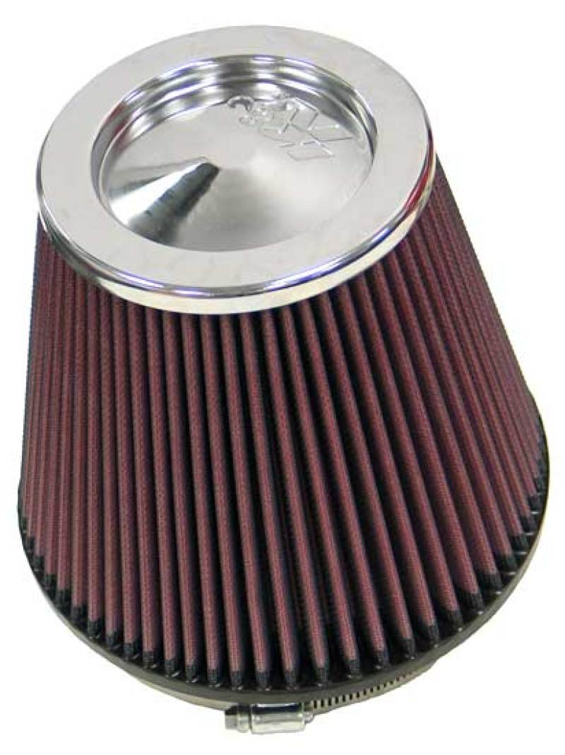 K&N Round Tapered Universal Air Filter 6in Flange ID x 7.5in Base OD x 5in Top OD x 6.5in Height K&N Engineering Air Filters - Universal Fit  AXOPROS