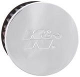 K&N Rubber Base Chrome Top Push-In Crankcase Vent Filter 3in OD x 2-1/2in H. K&N Engineering Air Filters - Universal Fit  AXOPROS
