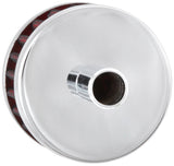 K&N Steel Base Chrome Top Crankcase Vent Filter 1/2in. Vent / 2in. OD / 1-1/2in. Height K&N Engineering Air Filters - Universal Fit  AXOPROS