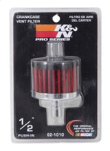 K&N Steel Base Crankcase Vent Filter .5in Vent OD x 2in OD x 1.5in Height K&N Engineering Air Filters - Universal Fit  AXOPROS