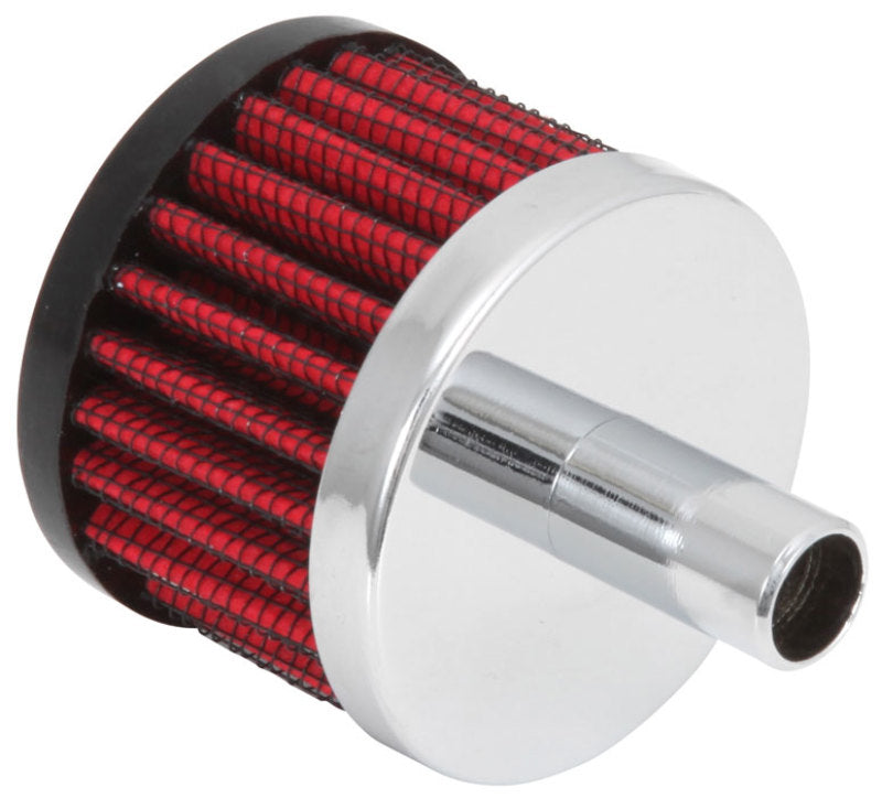 K&N Steel Base Crankcase Vent Filter .5in Vent OD x 2in OD x 1.5in Height K&N Engineering Air Filters - Universal Fit  AXOPROS