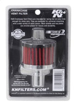 K&N Steel Base Crankcase Vent Filter .625in Vent OD x 2in OD x 1.5in Height K&N Engineering Air Filters - Universal Fit  AXOPROS