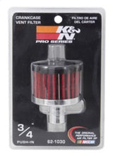 K&N Steel Base Crankcase Vent Filter .75in Vent OD x 2in OD x 1.5in Height K&N Engineering Air Filters - Universal Fit  AXOPROS