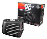 K&N Street Metal Intake System for 01-16 Harley Davidson Softail/Dyna - Shaker Black K&N Engineering Cold Air Intakes  AXOPROS