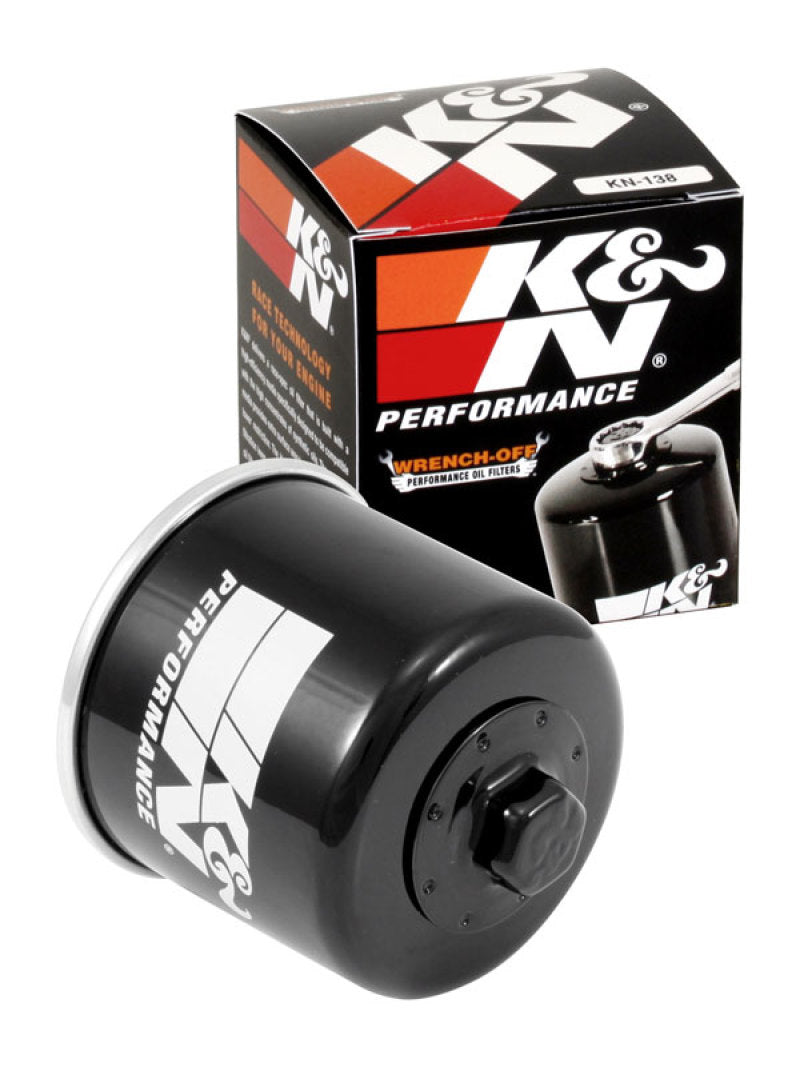 K&N Suzuki / Arctic Cat / Cagiva / Kawasaki / Kymco / Aprilia 2.813in OD x 3.031in H Oil Filter K&N Engineering Oil Filters  AXOPROS